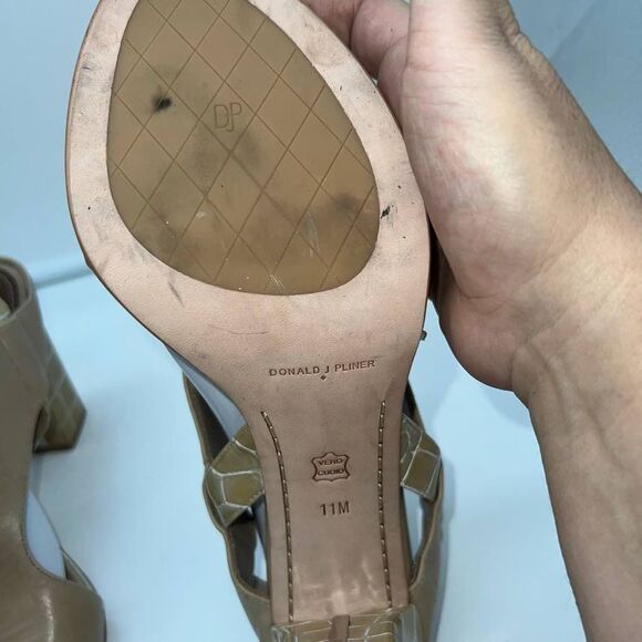 Donald J Pliner Katya in Leather and Croco Embossed - Picture 7 of 15